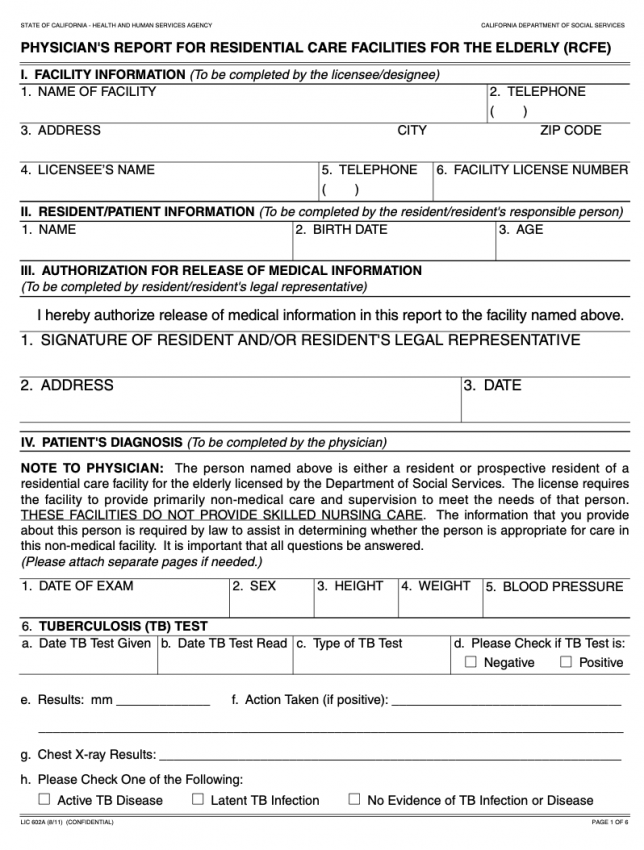 What is 602A Form in California? – Home Based Medicine